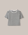 Playera Cropped Manga Corta,BLANCO P1
